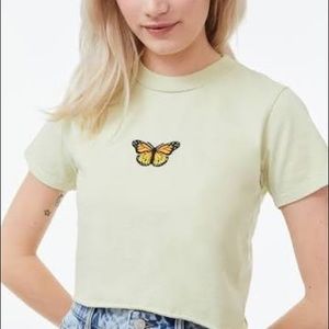 Brandy Melville Butterfly Top